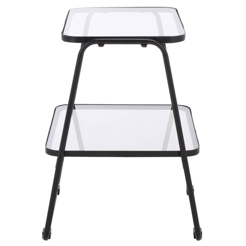 SAFAVIEH Home Zunia 2-Tier Accent Table - 17"W x 15"D x 19"H