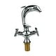 preview thumbnail 8 of 11, Chrome Bathroom Faucets 9.5 in. Dolphin Shaped Bathroom Sink Faucet with 2 Handles Renovators Supply