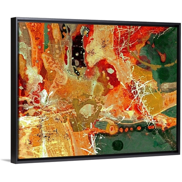 "I Will Pour Out My Spirit" Black Float Frame Canvas Art