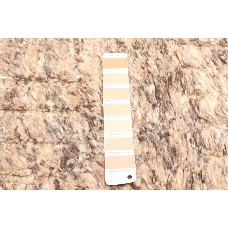 ECARPETGALLERY Hand-knotted Tangier Tan Wool Rug - 5'4 x 7'8