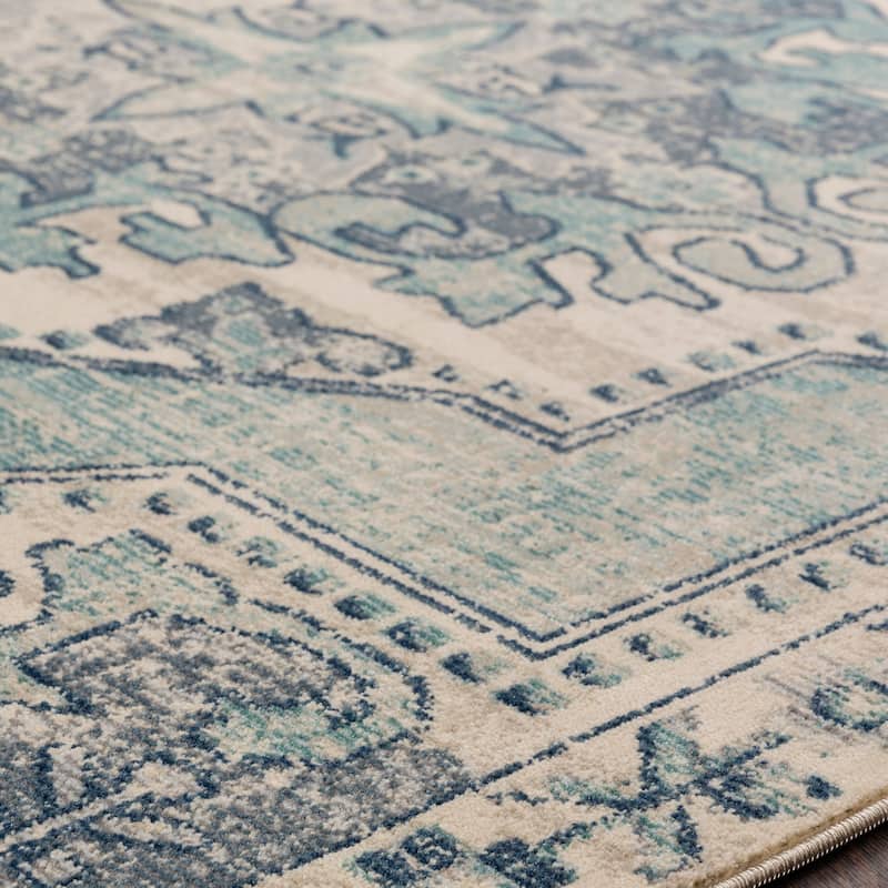 Livabliss Lleucu Distressed Persian Area Rug