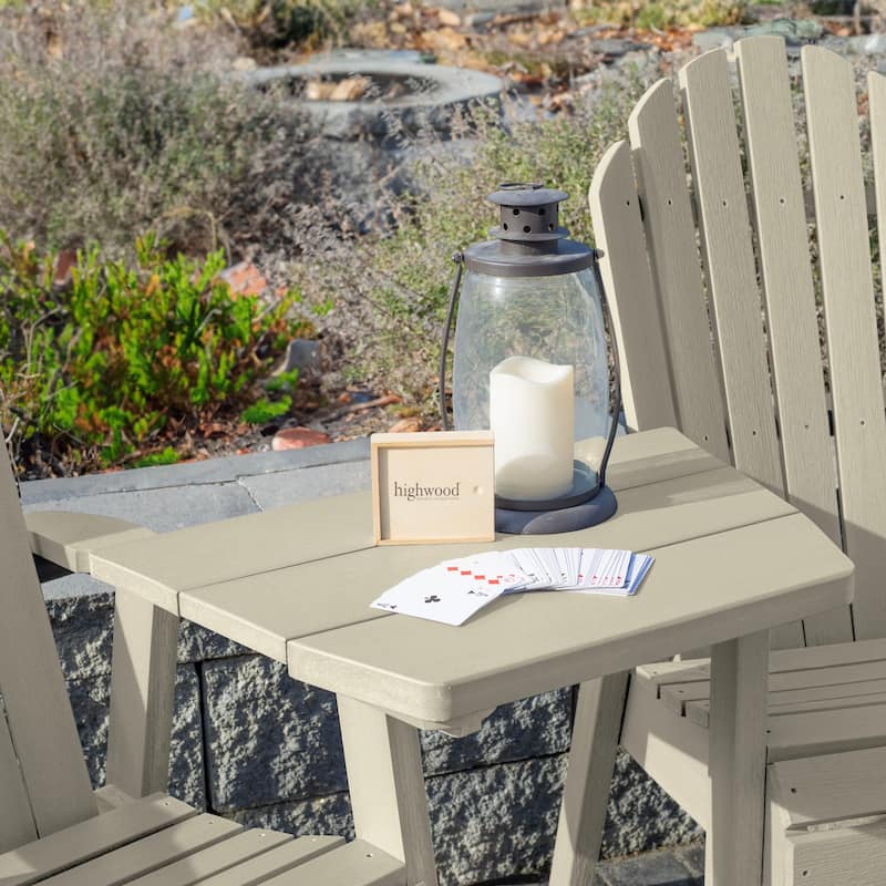 HIGHWOOD Eco-Friendly Adirondack Tete-a-Tete Connecting Table