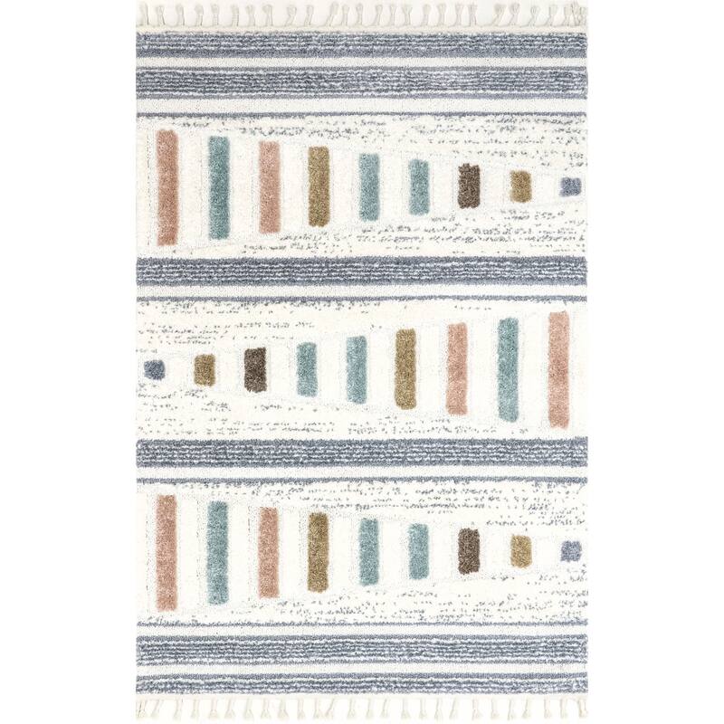 Nuloom Iria Colorful Pyramid Kids Area Rug
