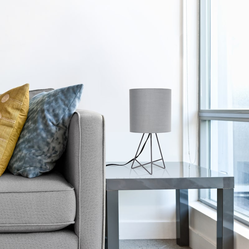 Simple Designs 14" Down to the Wire Table Lamp with LED Bulb Included - 14.00