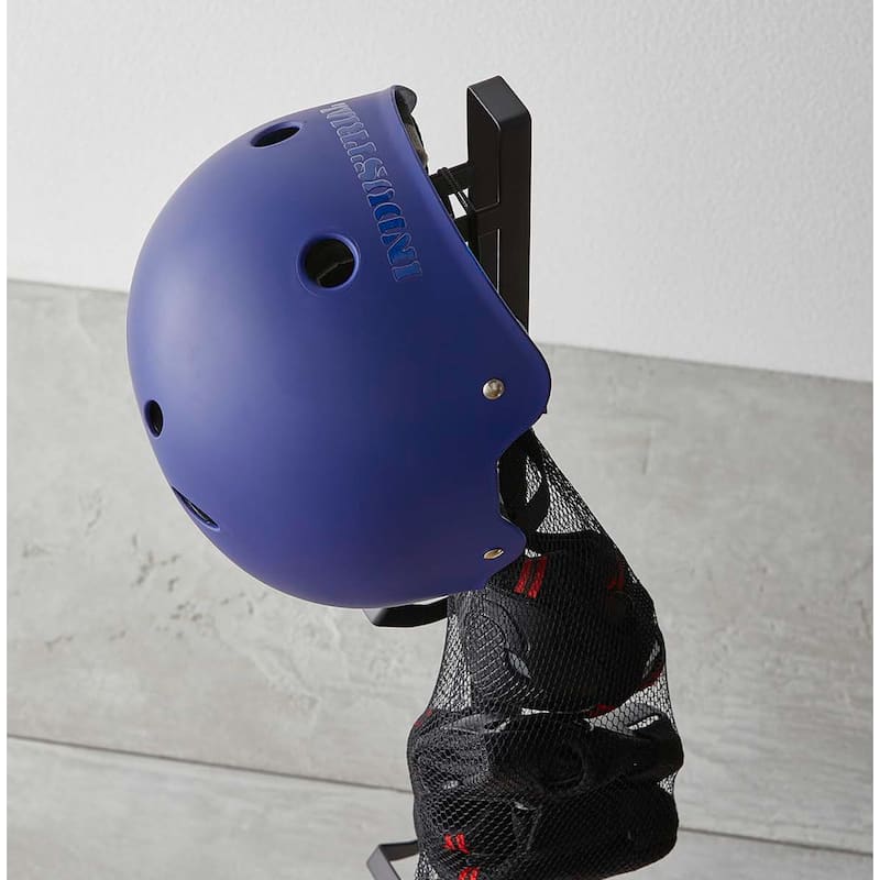 Yamazaki Home Kids' Helmet and Balance Bike Stands, Steel, Helmet Stand, Hang helmets horizontally or vertically