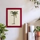 preview thumbnail 18 of 137, UA CH British Palms III -Framed Print w/glass-Cherry Red