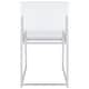 preview thumbnail 12 of 15, Keeling 5-Piece Round Glass Top Acrylic Dining Set Chrome
