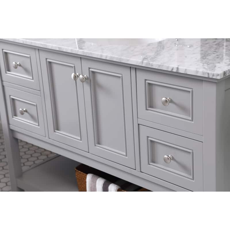 Grand 48 - 72 Inch Single Bathroom Vanity