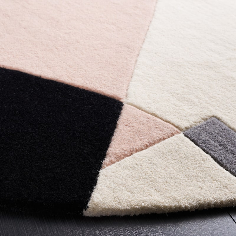 SAFAVIEH Handmade Rodeo Drive Willow Mid-Century Modern Abstract Wool