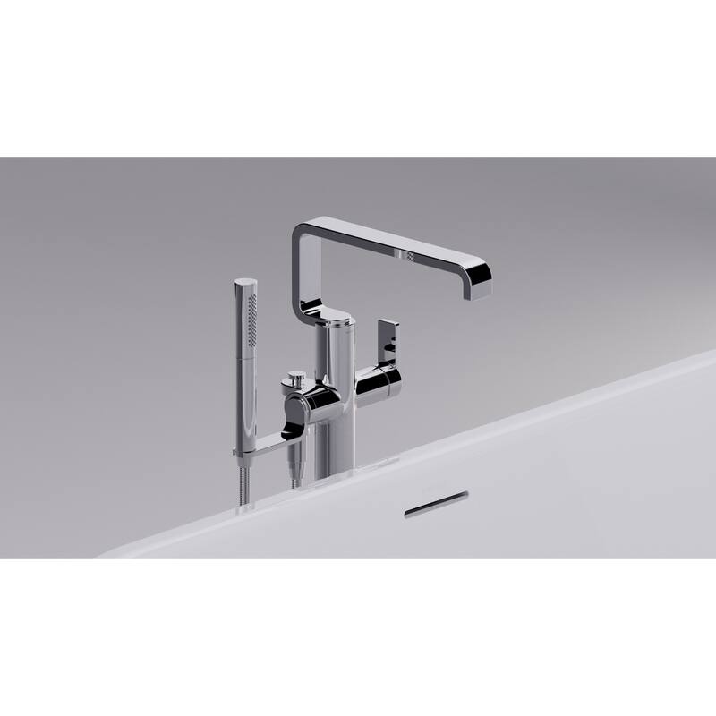 Kallista P34238-LV Guise Collection Floor Mounted Clawfoot Roman Tub