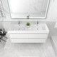 preview thumbnail 36 of 45, Morava 60" Floating Vanity with Double Sink