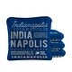 preview thumbnail 1 of 2, Indianapolis Football Blue Dual Sided Cornhole Bags