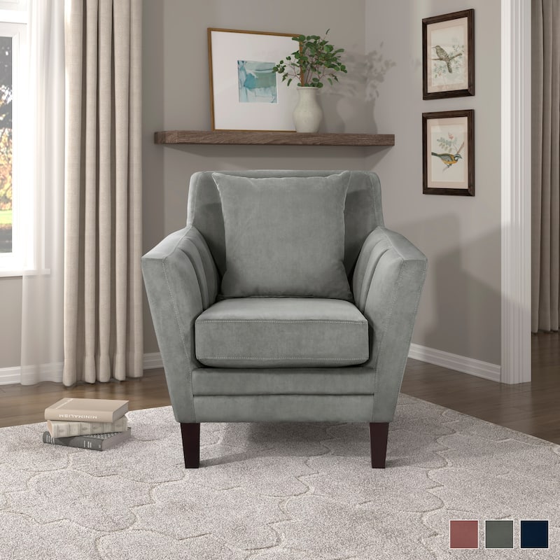 Myles Velvet Accent Chair