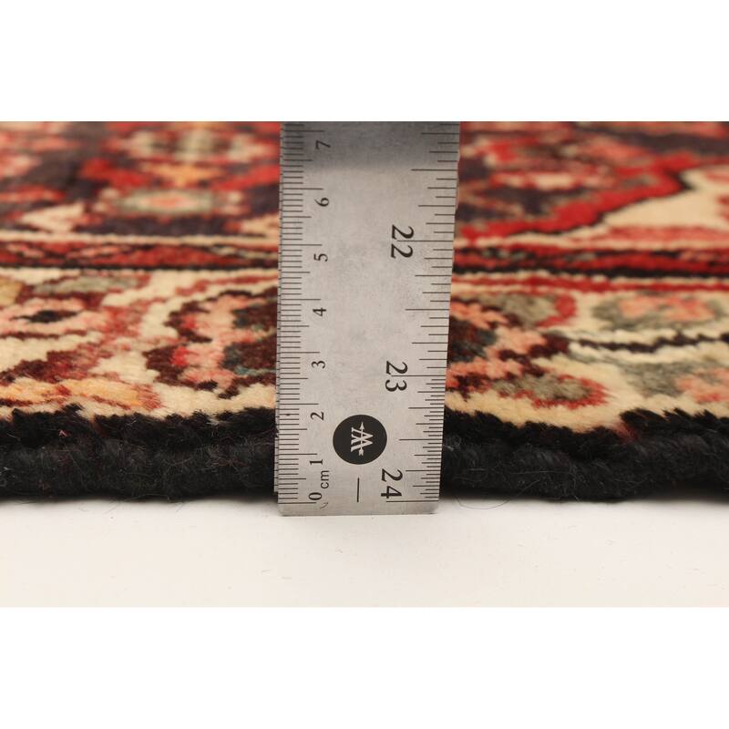 ECARPETGALLERY Hand-knotted Andelz Black Wool Rug - 3'1 x 9'4