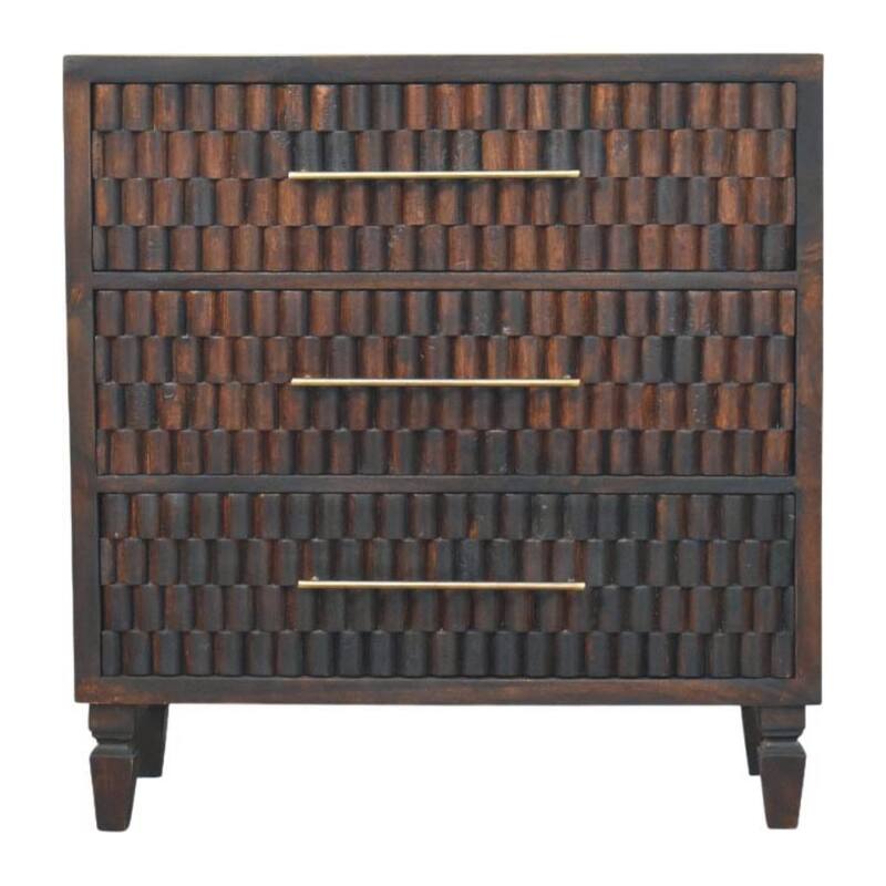 Artisan Furniture Solid Wood Arno Chest, 3-Drawers
