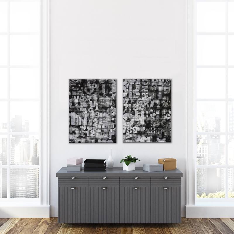 Street Wise I/II' 2 Piece Wrapped Canvas Wall Art Set by Norman Wyatt Jr.