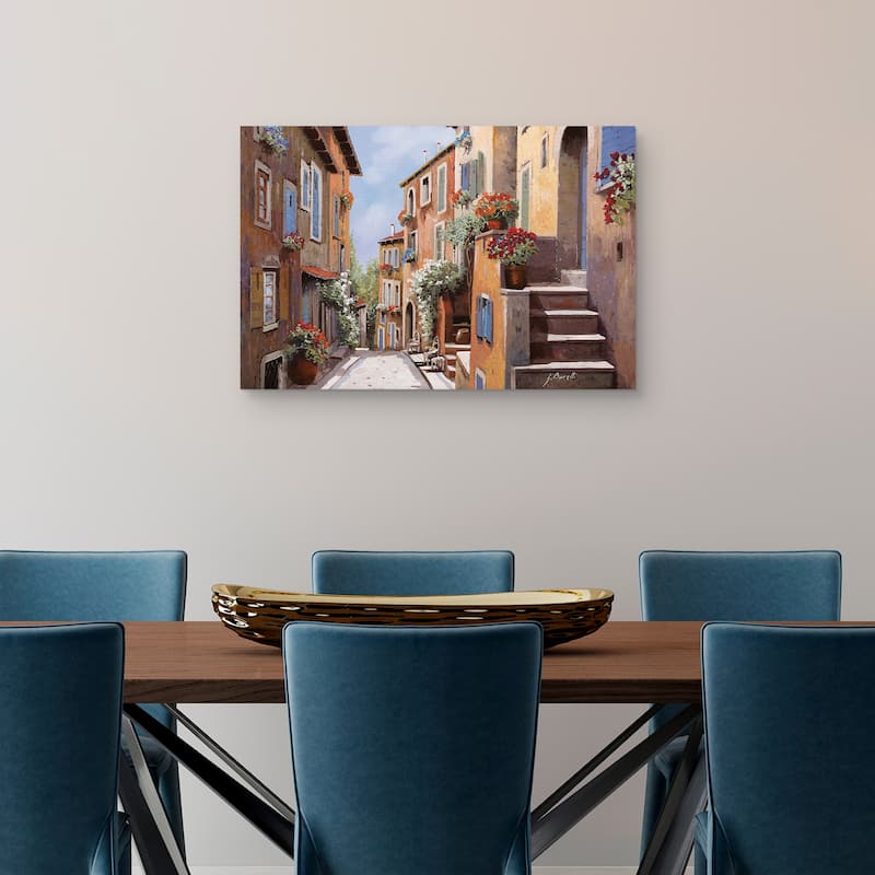 Haut de Cagnes by Guido Borelli Canvas Art Print