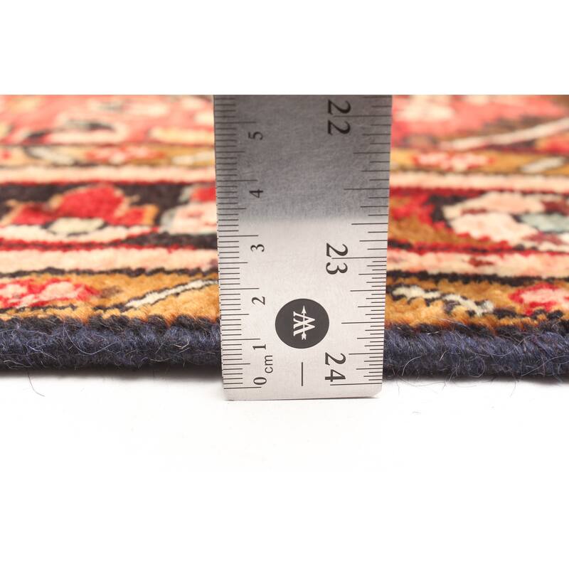 ECARPETGALLERY Hand-knotted Anadol Red Wool Rug - 3'7 x 4'11