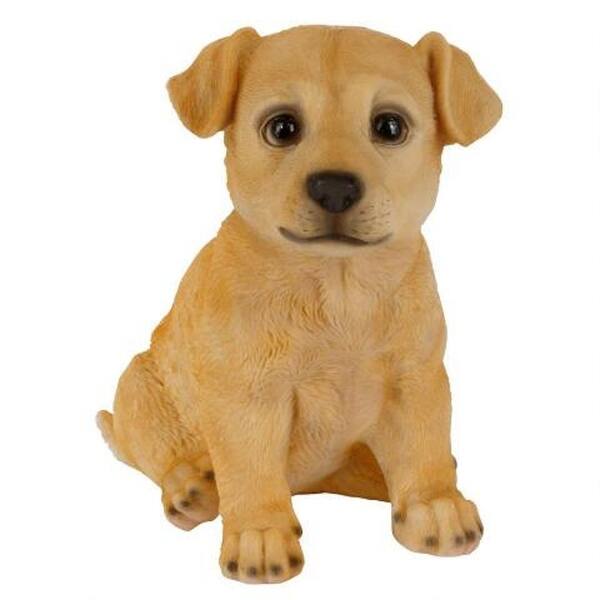 6 Sitting Golden Retriever Puppy Dog Hand Painted Outdoor Garden Statue Overstock 29762543