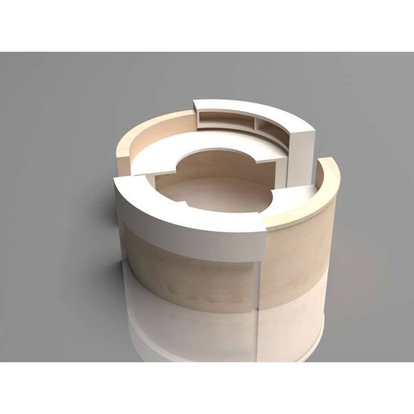 Impress Circular Reception Desk Overstock 28554359