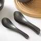 preview thumbnail 4 of 5, Stone Lain Valencia Bowls and Spoons Serving Set Porcelain, Metallic Grey