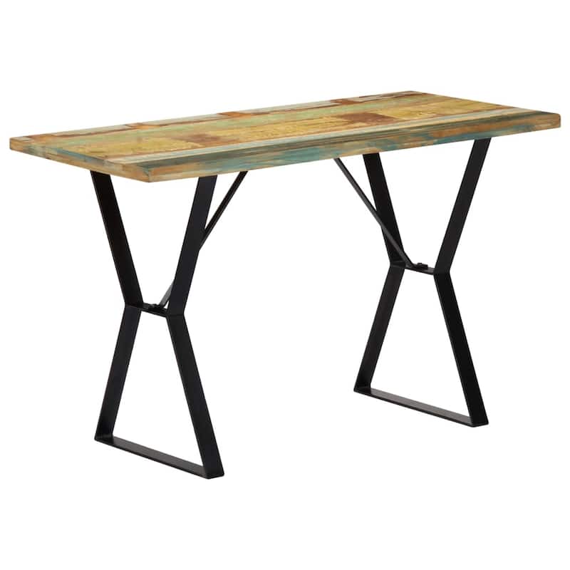 vidaXL Dining Table 47.2"x23.6"x29.9" Solid Reclaimed Wood - 47.2" x 23.6" x 29.9"