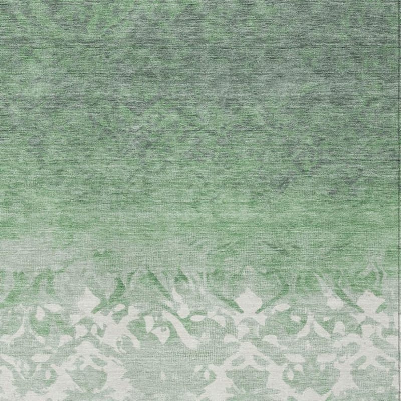 HomeRoots Damask Transitional Rectangle Outdoor Rug