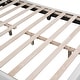 preview thumbnail 10 of 9, Full Size Upholstered Platform Bed with Rabbit Accent, PU Leather Frame with Durable Pinewood Construction