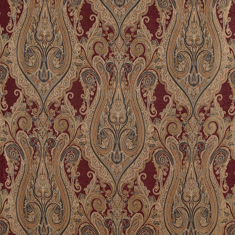 J. Queen New York Garnet Window Waterfall Valance