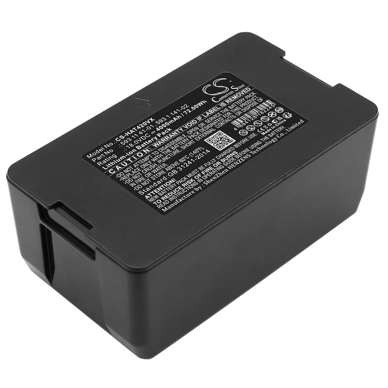 Battery for Husqvarna Automower 430X 430XH 450X 450XH 550 EPOS 550H 5931184-01 - Black