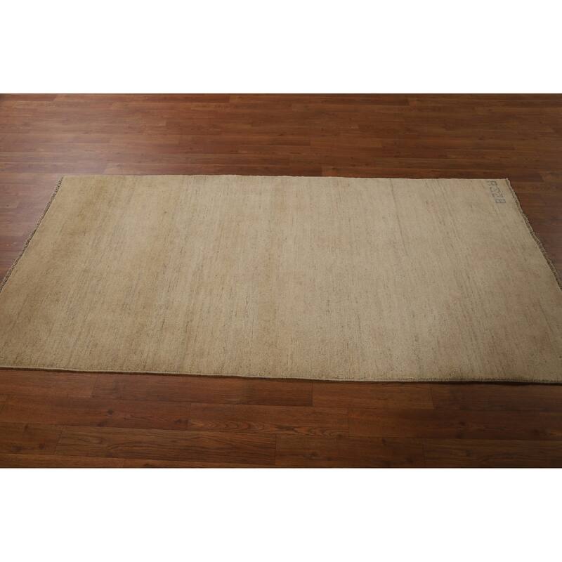 Modern Gabbeh Oriental Runner Rug Handmade Wool Carpet - 3'3"x 6'6"