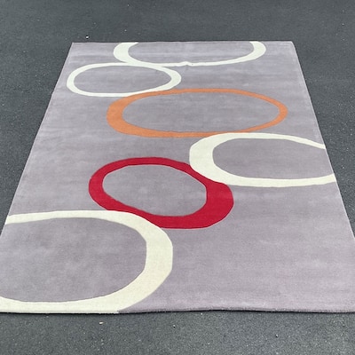 HERAT ORIENTAL Handmade Contemporary Tibetan Wool Rug - 8' x 10'