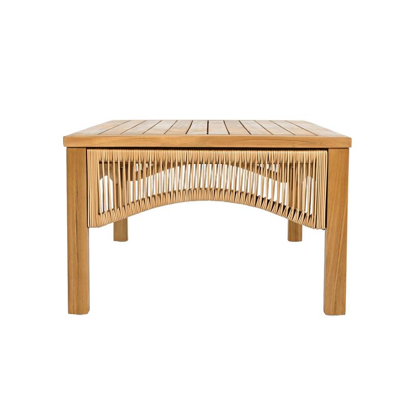 Christopher Knight Home - Orion Acacia Wood 4-Pieces Patio Chat Set