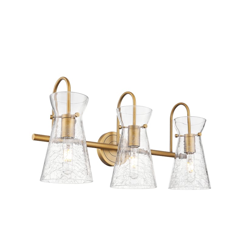 Innovations Lighting Nicole - 3 Light 24" Bath Vanity Light - Clear Shade