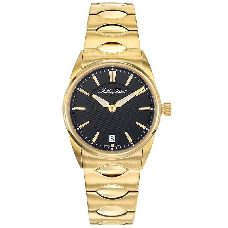 Mathey Tissot Women's Classic Black Dial Watch - D791PN - 6 (36)