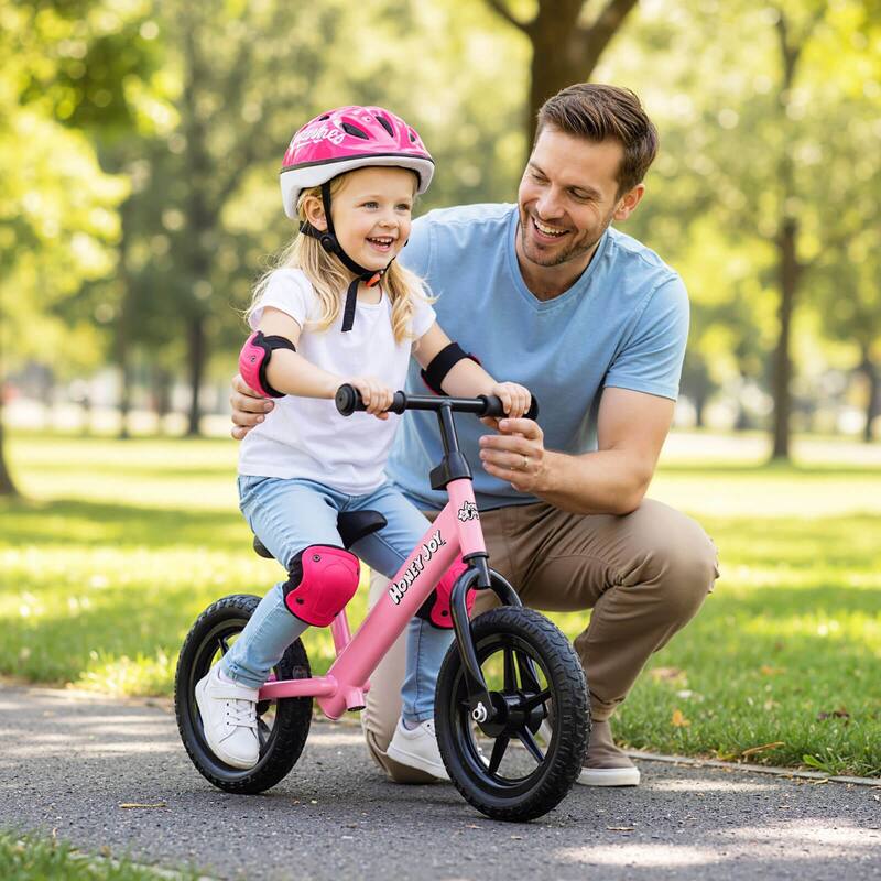 Honeyjoy 11” Lightweight Toddler Balance Bike, Tool-Free Adjustable - See Details