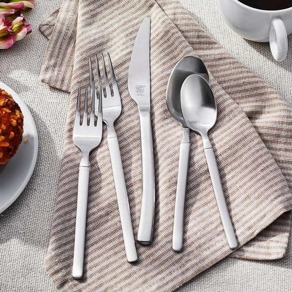 ZWILLING Opus Satin 45Piece Flatware Set 45pc Bed Bath & Beyond