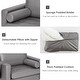 preview thumbnail 9 of 18, Costway Modern Accent Armchair Single Sofa with Bolster & Side Storage