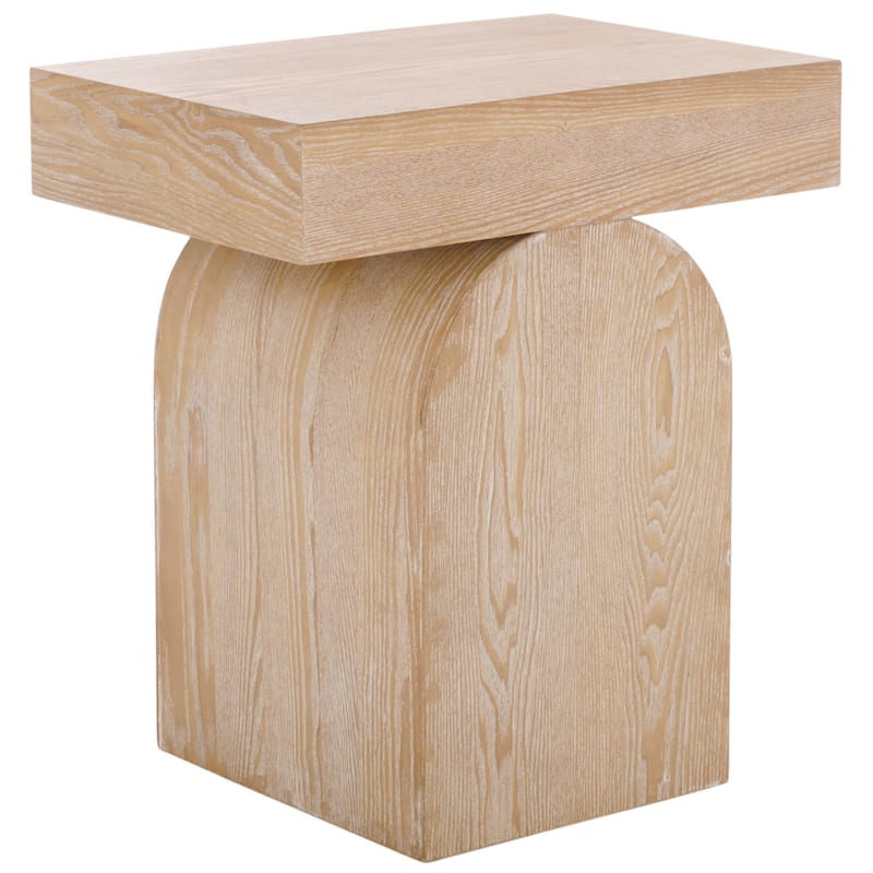 SAFAVIEH Baraki Modern End Table, Fully Assembled - 20"W x 14"D x 22"H