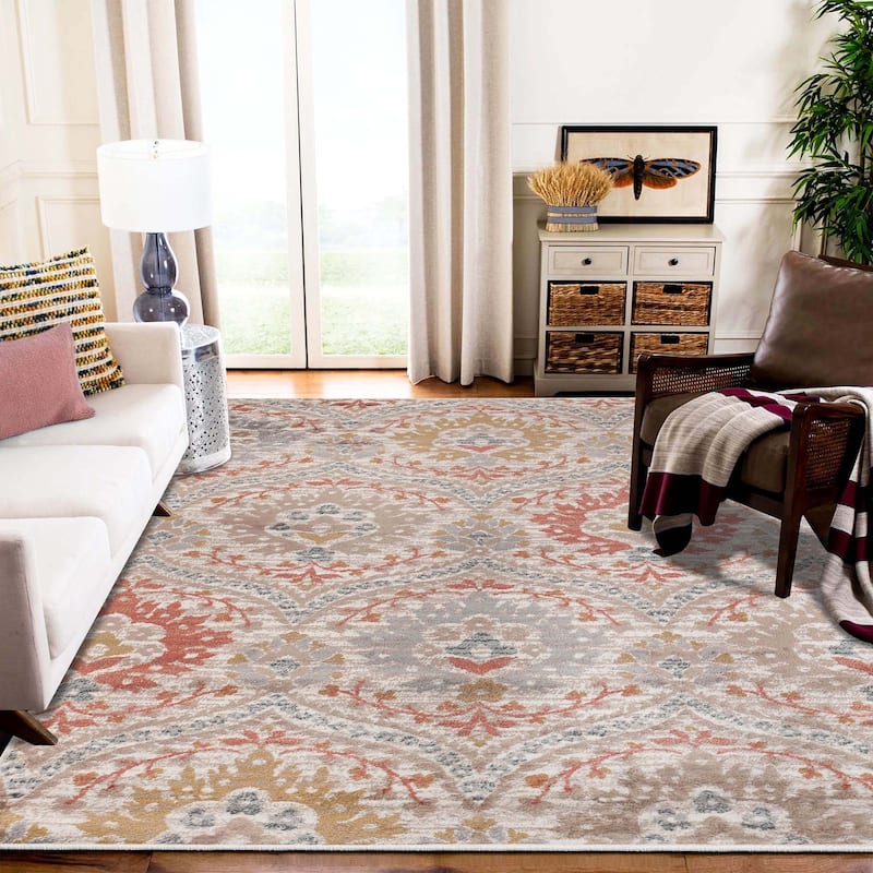 Superior Oriental Traditional Indoor Area Rug - 4' x 6' - Ginger