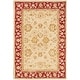 preview thumbnail 30 of 170, SAFAVIEH Anatolia Angeline Traditional Oriental Hand-spun Wool Rug 4' x 6' - Ivory/Red - Rectangle