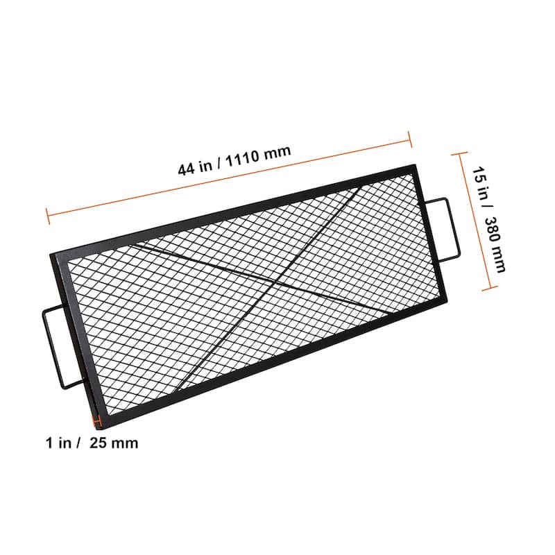 Anmytek Steel Campfire BBQ Grill Grid Camping Cookware