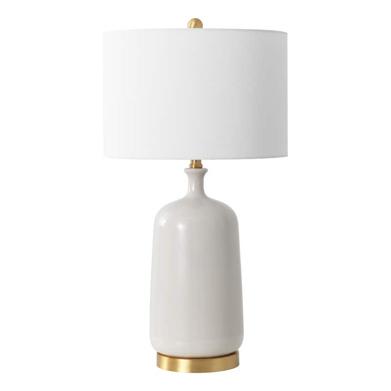 SAFAVIEH Stevie 28-inch Ceramic Table Lamp (LED Bulb Included) - 15"W x 15"D x 28"H