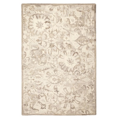 Liora Manne Hana Flora Indoor Rug Natural