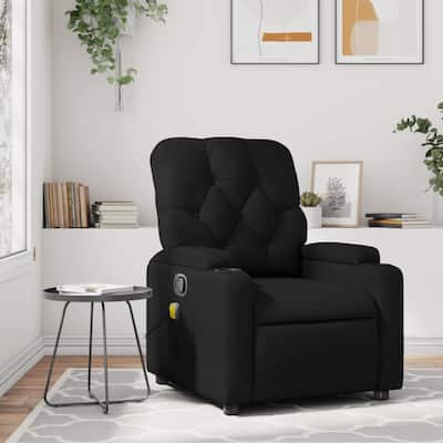 vidaXL Massage Recliner Chair Reclining Armchair for Elderly Faux Leather