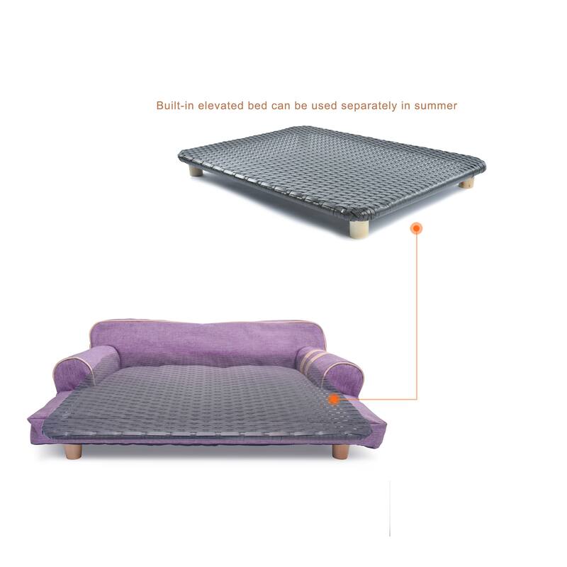 K1 2-in-1 All Seasons Dog Sofa Wickman