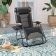 preview thumbnail 66 of 83, Oversize XL Padded Zero Gravity Lounge Chair Wider Armrest Adjustable Recliner with Cup Holder