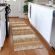 preview thumbnail 125 of 132, Premium Washable Super Soft Modern Ombre Stripe Mayfield Rug Copper - 2'3" x 7'6"