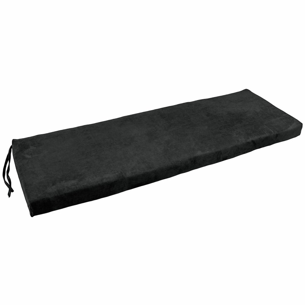 Microsuede Indoor Bench Cushion (48-, 51-, or 54-inches wide)