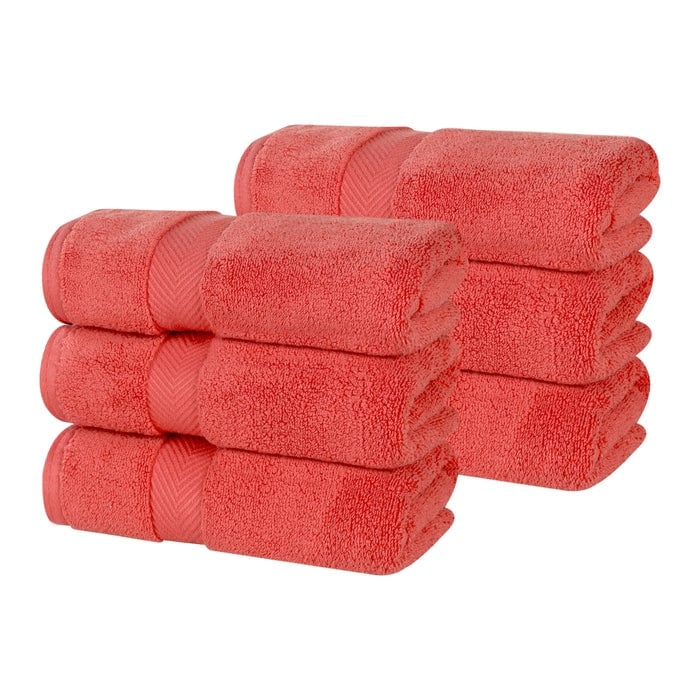 Zero Twist Cotton Soft Absorbent Hand Towel - Premium Quality-image